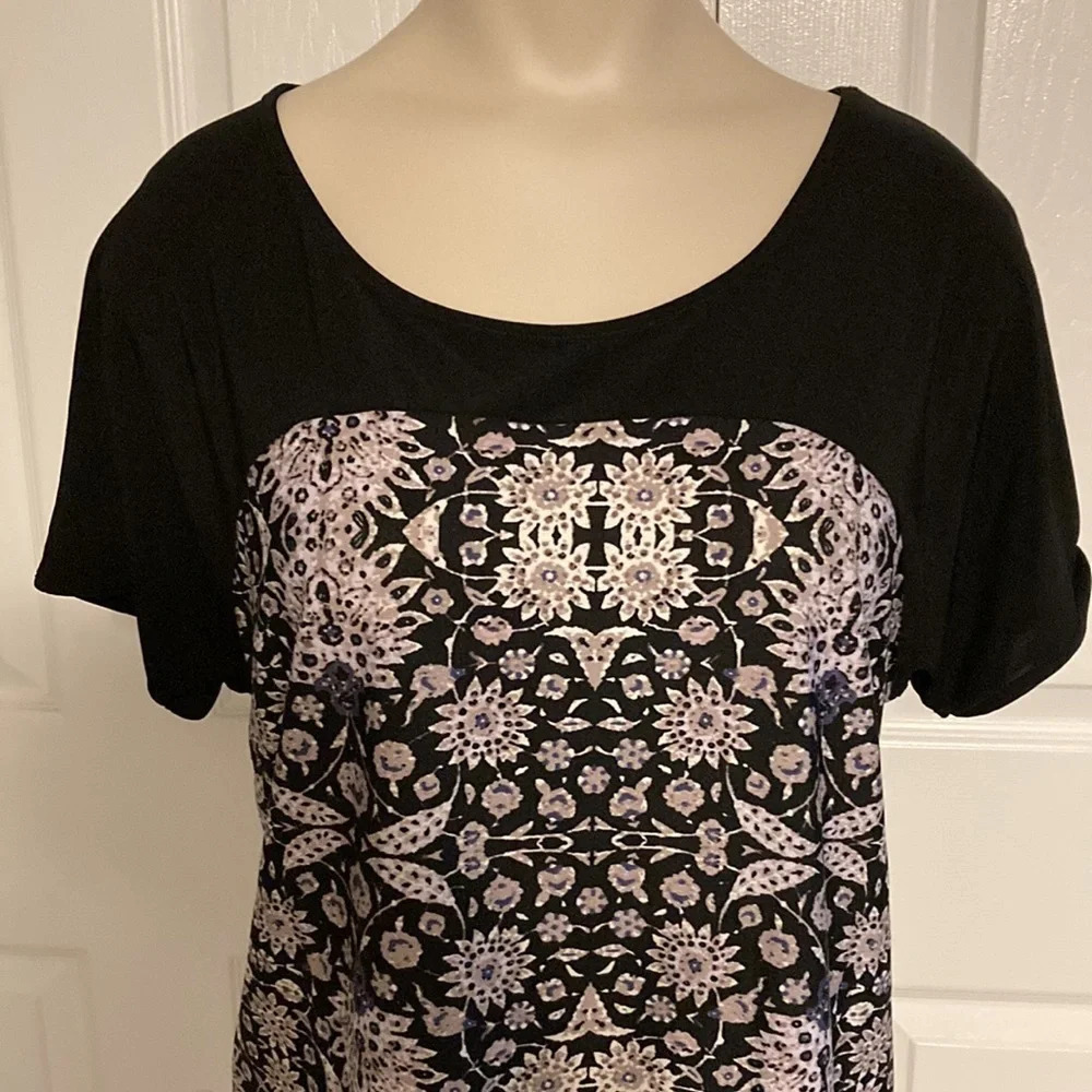 Nwot Perseption Concept Patterned Top L - image 2